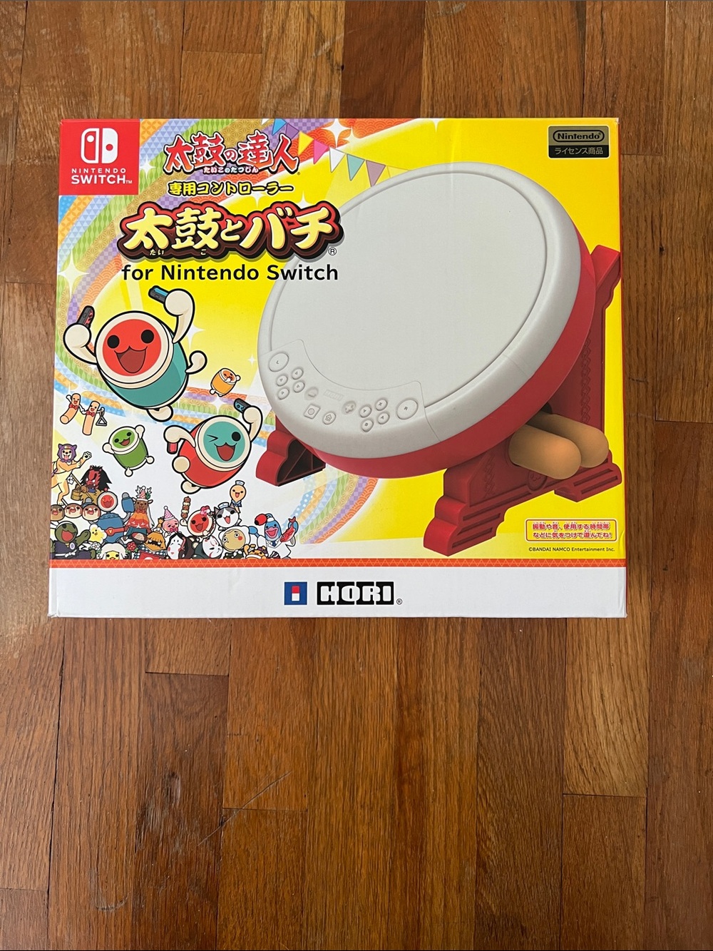 Hori Taiko Drum Controller for Nintendo Switch - White and Red